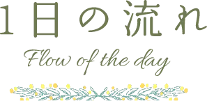 一日の流れ